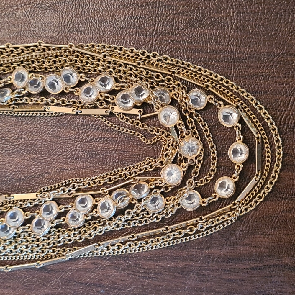 Vintage Kramer Necklace and Earrings - 1960's - Picture 3 of 4